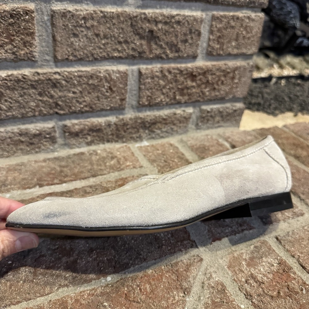 Le Monde Beryl Lo Boy Suede Loafer Women's Gray Size 38 #246 - Picture 5 of 16